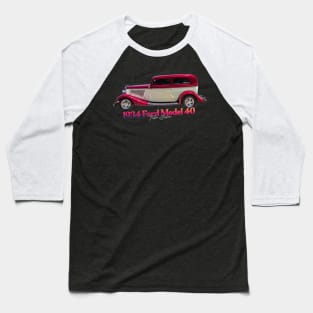 1934 Ford Model 40 Tudor Sedan Baseball T-Shirt